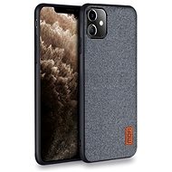 MoFi Fabric Back Cover iPhone 11 Grau - Handyhülle