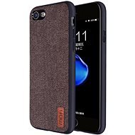 MoFi Fabric Back Cover for iPhone 7/8/SE 2020,  Brown - Phone Cover