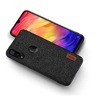 MoFi Fabric Back Cover for Xiaomi Redmi Note 7 Black - Phone Cover