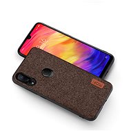 MoFi Fabric Back Cover for Xiaomi Redmi Note 7 Brown - Phone Cover