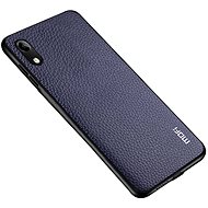 MoFi Litchi PU Leather Case for Honor 8A Blue - Phone Cover