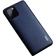 MoFi Litchi PU Leather Case iPhone 11 Pro Max, kék - Telefon tok