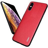 MoFi Litchi PU Leather Case for iPhone Xr Red - Phone Cover