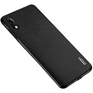 MoFi Litchi PU Leather Case for Samsung Galaxy A10 Black - Phone Cover