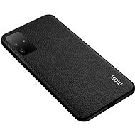 MoFi Litchi PU Leather Case Samsung Galaxy S20 Ultra 5G, fekete - Telefon tok