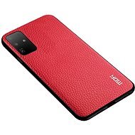 MoFi Litchi PU Leather Case for Samsung Galaxy S20 Ultra 5G Red - Phone Cover