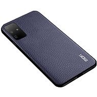 MoFi Litchi PU Leather Case Samsung Galaxy S20, kék - Telefon tok