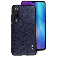 MoFi Litchi PU Leather Case Xiaomi Mi 9 Modrý - Kryt na mobil
