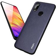MoFi Litchi PU Leather Case for Xiaomi Redmi 7A Blue - Phone Cover