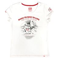 Devil's Girl Rider white L - Motorcycle t-shirt
