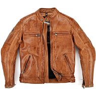 Helstons TRACK Cuir Rag Crust Camel - Motorcycle Jacket