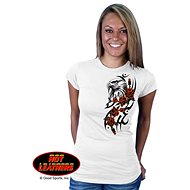 Hot Leather Glitter Eagle Head - Motorcycle t-shirt