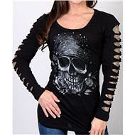 Hot Leathers Bandana Skull - Motorcycle t-shirt
