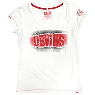 Devil's Girl Original white - Motorcycle t-shirt