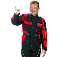 ROLEFF Taslan Black/Red - Motorcycle Jacket