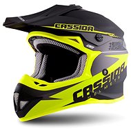 CASSIDA LIBOR PODMOL limited edition, (Matte Black/Grey/Yellow Fluo) - Motorbike Helmet