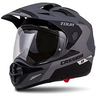 CASSIDA Tour 1.1 Spectre, (Matte Grey/Light Grey/Black) - Motorbike Helmet