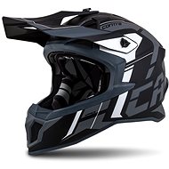 CASSIDA Cross Pro II Contra, (Matte Grey/Black/White) - Motorbike Helmet