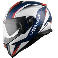 VEMAR Zephir Lunar (Dark Blue/White/Red) - Motorbike Helmet