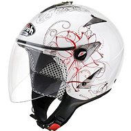 AIROH JT SPRING JTS38 - Jet Helmet, White - Motorbike Helmet