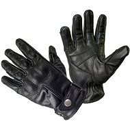 CAPPA RACING Zolder, Leather, Black - Motorcycle Gloves