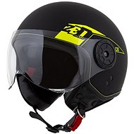 ZED helmet C30, (black matt/yellow fluo) - Scooter Helmet