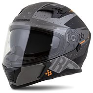 CASSIDA Helmet Integral 3.0 DRFT, CASSIDA (Grey Matt/Black/Orange, Plexi with Preparation for Pinlock) - Motorbike Helmet
