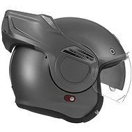 NOX PREMIUM Helmet Stratos, (Silver Matt) - Motorbike Helmet