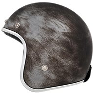 NOX N242 (silver matt/brushed metal effect) - Scooter Helmet