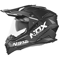 NOX N312 EXTEND (black matt, white) - Motorbike Helmet