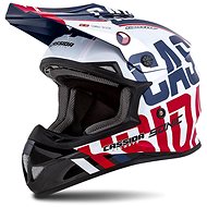 CASSIDA CROSS CUP (red/blue/white/black) - Motorbike Helmet