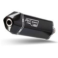 Mivv Speed Edge Black Stainless Steel for Kymco AK550 (2017 >) - Exhaust Tail Pipe