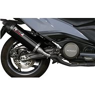 Mivv Oval Black Stainless Steel / Carbon Cap for Kymco AK550 (2017 >) - Exhaust Tail Pipe