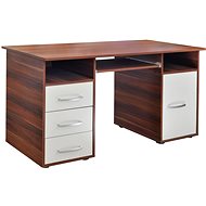 IDEA Furniture Writing desk 60194 walnut/white - Writing Desk