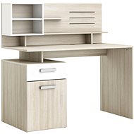 IDEA Furniture Desk Malicia oak/pearl white - Writing Desk