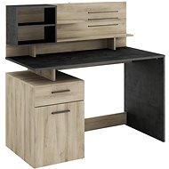 IDEA Furniture Desk Malicia oak/black antique - Writing Desk