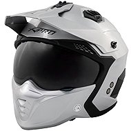 A-PRO ALIEN GR - silver modular helmet XL - Motorbike Helmet