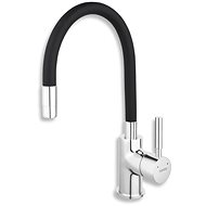 NOVASERVIS Ferro 70710,0C dřezová baterie s elastickým ramenem černá-chrom - Tap