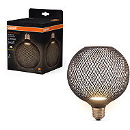 OSRAM LED ceiling light 3.5W E27 GLOBE BLACK, warm white - Ceiling Light
