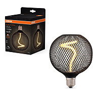 OSRAM spiral LED ceiling light E27 GLOBE BLACK, warm white, dimmable - Ceiling Light
