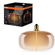 OSRAM brown LED bulb E27 4W VINTAGE ELIPSE, warm white - LED Bulb