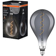 OSRAM black LED spiral bulb E27 4 W VINTAGE, warm white - LED Bulb