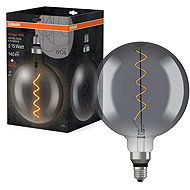 OSRAM black round LED bulb E27 4 W VINTAGE, warm white - LED Bulb