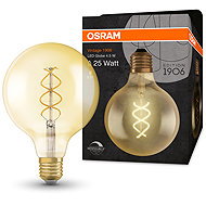 OSRAM dimmable LED bulb E27 4 W GLOBE VINTAGE, warm white - LED Bulb