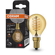 OSRAM gold dimmable LED bulb E14 3,4 W VINTAGE, warm white - LED Bulb