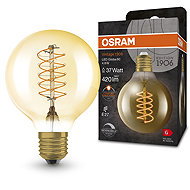 OSRAM Vintage dimmable LED bulb E27 4,8 W GLOBE, warm white - LED Bulb