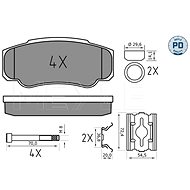 MEYLE Brake Pads - Brake Pads