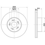 BRZDOVY KOTOUC MERCEDES-BENZ - Brake Disc