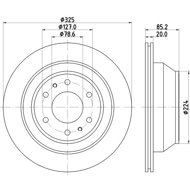 BRZDOVY KOTOUC CHEVROLET, ISUZU, SAAB - Brake Disc