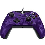 PDP Deluxe Wired Controller – Xbox One – fialová kamufláž - Gamepad